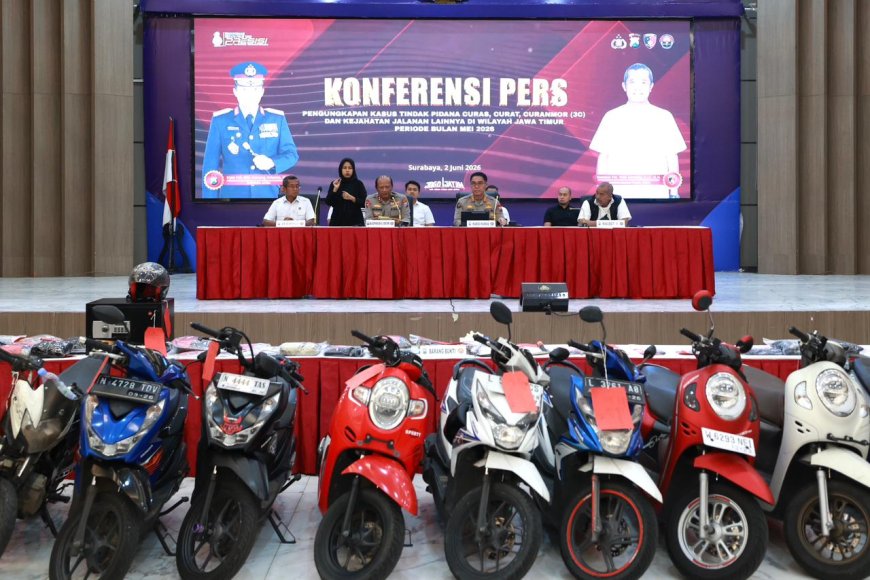 Polda Jatim Tegaskan Komitmen Berantas Kejahatan Jalanan dan 3C